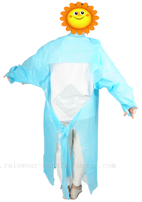 Environment friendly cpe Disposable Thumb Isolation Gowns